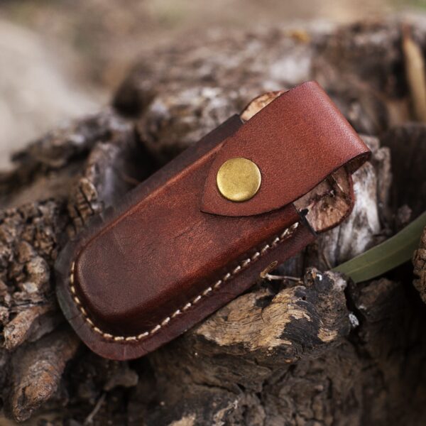 Personalized Handmade Damascus Pocket Folding Knife 6.5", Camping Hiking Damascus Pocket Knife, Gift for Groomsmen, Gift for Men, USA - Image 5