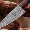 Handmade Damascus Steel Chef Knife Hand Forged Japanese Bunka Kitchen Knife, Gift for Him Her Boyfriend Birthday Anniversary Summer Sale - Image 4