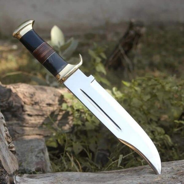 Custom Handmade D2 Steel Hunting Bowie Knife