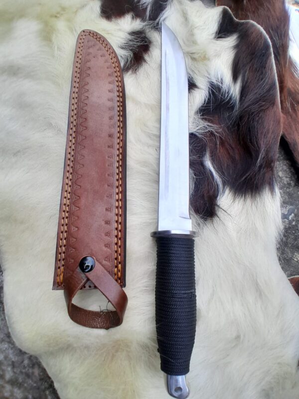 CUSTOM HANDMADE D2 STEEL HUNTING DAGGER knife - Image 2