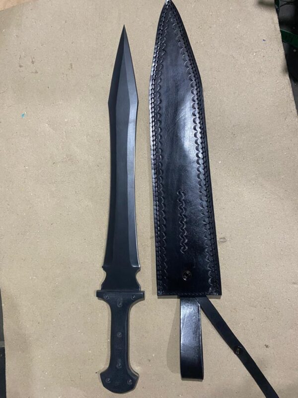 Custom Handmade - 24 Inch Black Kukri Knife - Image 2