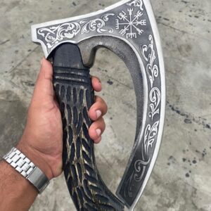 Custom Handmade Viking Pizza Cutter with Hand Engraved Handle, Gift for him, Christmas Gift, Best Gift for Groomsmen, Gift for Him, Gifts