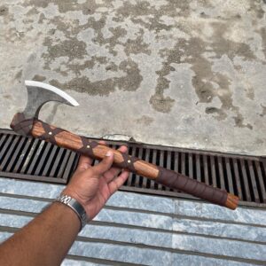 Custom Hand forged Viking Axe, Viking gift for father day gift, Rocking Axe style, unique gift for him, gift for boyfriend,